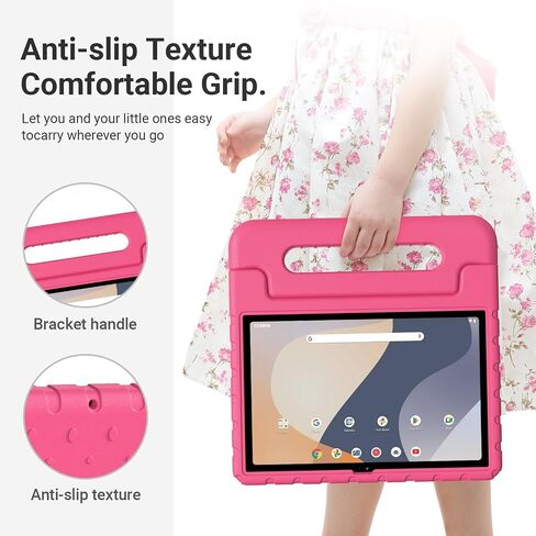 Kids Case for Walmart Onn 10.1 Inch Tablet 2024 Release(Model: 100135925), Kidfriendly Shockproof Durable Cover with Convertible Handle Stand for Boys Girls, Purple in Saudi Arabia