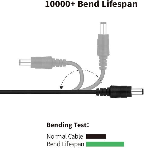 Tonton 9V 1A 5FT/1.5M AC DC 100V-240V Power Supply Adapter Cord for Arduino UNO R3 MEGA 2560 1280, Wall Charger Replacement for Arduino CCTV, Elegoo, IEIK UNO R3，US Plug White in Kuwait