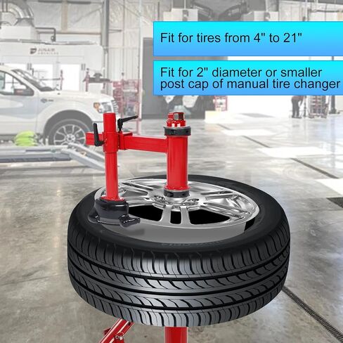 EASYBERG Manual Tire Changer Duck Head Adapter Kit with Centering Cone and Bearing Fit for 4"-21" Car Tires in Saudi Arabia