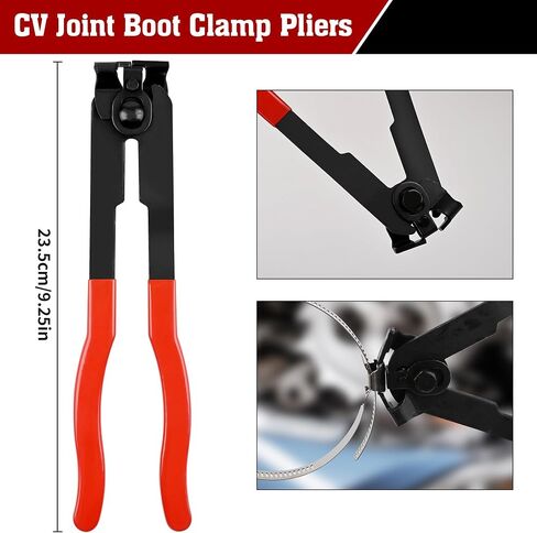 TOOLEAGUE 5Pcs Joint CV Boot Clamp Pliers Set,Hose Clamp and Clic-R Type Pliers,Auto Trim Removal Tool with Storage Bag for Car ATV UTV in Kuwait