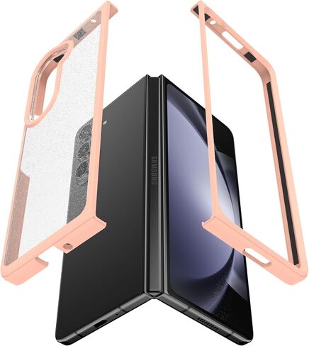 otterbox galaxy z loved5 case series thin flex - Black ، fultra -slim ، assh asshate مع حواف ناعمة ، 5g وشحن لاسلكي متوافق in Kuwait