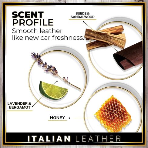 Urban Naturals Car Air Freshener Diffuser 1 Pack - Ocean Mist & Sea Salt Scent, 45+ Days Long Lasting Fragrance, Made in USA, Glass & Wood, Hanging Design + Vent Cip, Easy to Use in Saudi Arabia