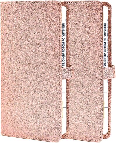 2Pack Leather Car Registration and Insurance Card Holder, Car Document Holder for Cards License with Magnetic Shut (Black) in Kuwait