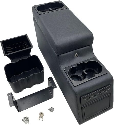 Truck Center Console Truck Seat/Bench Organizer for Jeep CJ5 1976-1983,Jeep CJ7 1976-1986,Jeep Wrangler(YJ) 1987-1995 (Black) in Kuwait