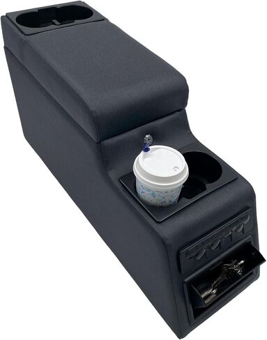 Truck Center Console Truck Seat/Bench Organizer for Jeep CJ5 1976-1983,Jeep CJ7 1976-1986,Jeep Wrangler(YJ) 1987-1995 (Black) in Kuwait