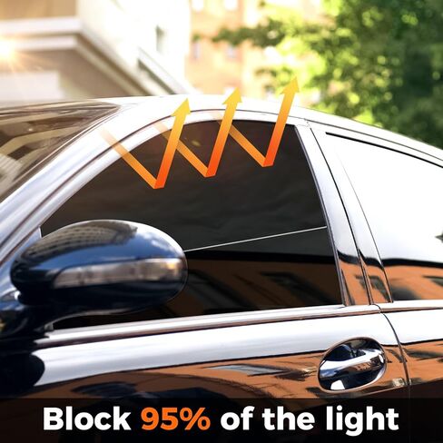 Kansmart 5 PCS Car Stertains 95 ٪ Light Forcing Car Privacy Stretains لحماية الأشعة فوق البنفسجية ، وجانب خصوصية Auto Sunshades التخييم لسيارة سيدان سيارات الدفع الرباعي للتخييم in Kuwait
