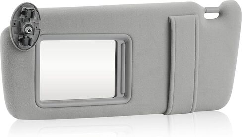 Gray Driver Left Side Sun Visor Replacement Compatible with 2007 2008 2009 2010 2011 Toyota Camry Without Sunroof Replace 74320-06780-B0, 74320-33B81-B0 in Saudi Arabia