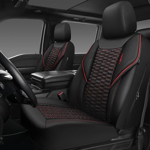 CAR PASS 3D Foam Faux Leather Car Seat Covers Full Set, Grey Breathable PU Leather Seat Covers for Cars, Luxury Universal Fit for SUVs Vans Sedan Truck Automotive, Armrest Airbag Compatible, All Gray in Saudi Arabia