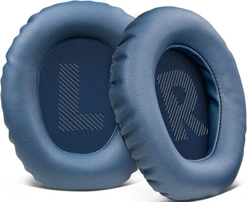 SOULWIT Professional Replacement Earpads Cushions for JBL Quantum 100/100X/100P/100M2 (Q100/Q100X/Q100P/Q100M2), Quantum 350 (Q350) Headphones, Ear Pads with Softer Protein Leather - Titanium in Kuwait