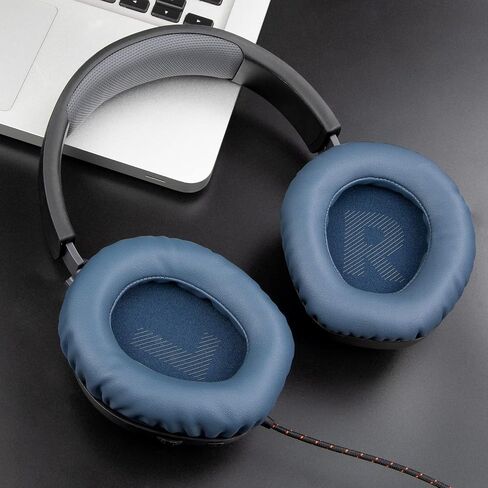 SOULWIT Professional Replacement Earpads Cushions for JBL Quantum 100/100X/100P/100M2 (Q100/Q100X/Q100P/Q100M2), Quantum 350 (Q350) Headphones, Ear Pads with Softer Protein Leather - Titanium in Kuwait