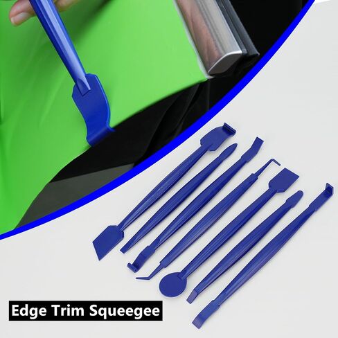 Umaki Automotive Vinyl Wrap Kit with Tools: Black Vinyl, Car Compatible, Plastic Exterior Finish in Saudi Arabia