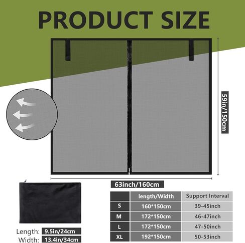 Yahenda Car Camping Net Accessories Breathable Mesh Car Tent for Tailgate UV Sun Protection Ventilation Privacy Protection Magnetic Suction for SUV MPV(Large,Full Wrap,Black) in Kuwait