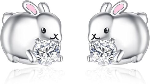 Dreamboat Panda Stud Earrings for Women Girls 925 Sterling Silver Pandas Jewelry Birthday Party Gifts for Panda Lovers in Kuwait