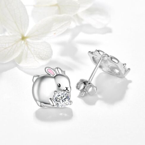 Dreamboat Panda Stud Earrings for Women Girls 925 Sterling Silver Pandas Jewelry Birthday Party Gifts for Panda Lovers in Kuwait