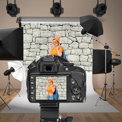 Baocicco 12x8ft Retro Rock Stone Wall Photography Background Italy European Small Town House Wall Backdrops for Photoshoot Birthday Baby Shower Infant Kids Girlfriend Couples Portrait Studio Video in Saudi Arabia