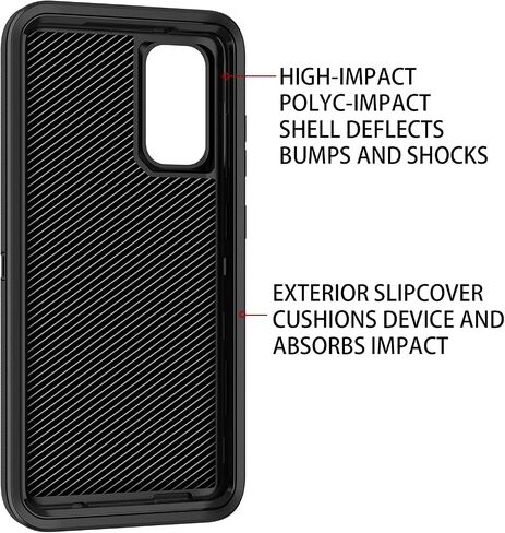 for Galaxy S20 FE 5g Case,Shockproof Dropproof Dustproof 3-Layer Full Body Protection Rugged Heavy Duty High Impact Hard Cover Case for Galaxy S20 FE 6.5 inch,Turquoise in Kuwait