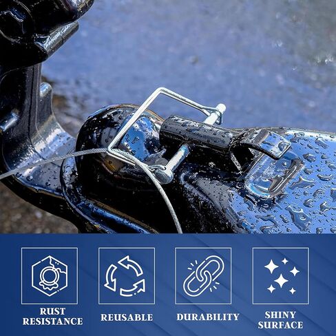 حزمة من 10 مقطورة دبوس-2-3/4 "× 1/4" (L x W)-يضم دبابيس PTO ، دبابيس القفل ، دبابيس عوائق المقطورة ، ودبابيس قفل العمود لمقطورات المزرعة ، القطر ، معدات العشب ومراتها in Kuwait