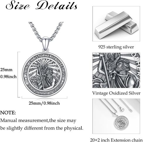 Angel Wings Necklace 925 Sterling Silver Guardian Angel Cross Pendant Men's Cross Necklace with Zirconia Fashion Jewelry Suitable for Men and Women in Kuwait