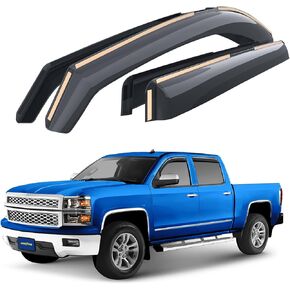 Goodyear Shatterproof في القناة المنحرفات في جيب Wrangler JL 2018-2025/Jeep Gladiator 2020-2025 ، حراس المطر ، أقنعة النوافذ للسيارات ، انحراف تنفيس ، إكسسوارات السيارات ، 4 أجهزة كمبيوتر-GY003423LP