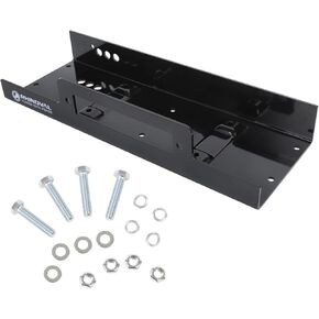 لوحة تصاعد Winch Universal ، 10 "× 4.5" نمط الترباس المرفوف ، 15000 رطل ، فولاذ شاق مع Fairlead Flange & Hardware للشاحنة ، سيارات الدفع الرباعي ، Jeep ، Trailer