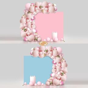 Square Backdrop Cover,6.6x6.6 FT Double Color Square Backdrop Stand Cover,Square Spandex Arch Backdrop Cover for Wedding Birthday Parties Graduation Parties and Home Decor (White+Cream, 6.6FT) in Kuwait