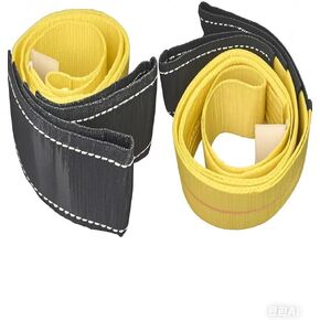 Lifting Straps 2 inch 10 feet 1,8800 Pound Capacity Heavy Duty Tow Straps Tree Saver Recovery Rope Winch Strap 2" x10', 2 Packs