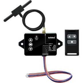 briidea Wireless Dump Trailer Controller, Wireless Remote Control for Hydraulic Dump Trailers, Compatible with 3-Wire/4-Wire Systems
