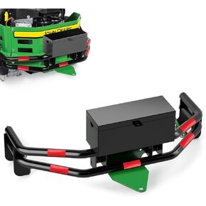 Zero Turn Turn Mawn Mount Bumper Pumper One Bumper With Bumper مع صندوق أدوات لجون ديري Z235 Z255 Z335E Z335M Z345M Z345R Z355E Z375R BM2448 ZTRAK