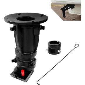 C5G1216, 5th Wheel to Gooseneck Adapter 12"-16", Adjustable Cushioned Fifth Wheel to Gooseneck, Towing Capacity 20000 Lbs