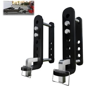2PCS Trailer Sway Control Bracket Kit for Equalizer Hitch-Weight Distribution-6k lbs to 14k lbs, A Complete Sway Bracket Kit for Trailer Frame 3",4",5" and 6"