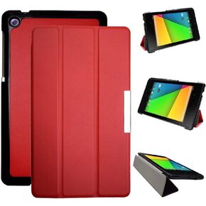 Google Nexus 7 2nd (2nd.2013 Model) Pu Leather Bagouch مع حامل - مناسب لعام 2013 Nexus 7 Tablet (Black)