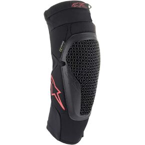 Alpinestars 6505121-13-S/M Bionic Flex Knee Protector - Black/Red (Small/Med)