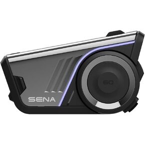 Sena 60S Motorcycle Communication Headset with Wave, Mesh, and Bluetooth Intercom, 2nd Generation Sound by Harman Kardon
