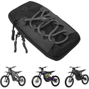 حقيبة إطار دراجة كهربائية دراجة أمامية عالمية لـ Sur Ron Surron LBX e-Ride Pro SS/S Rawrr Mantis ، تناسب Id Phone Key Garage Door Back