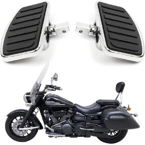 دواسات قدم للراكب الخلفي قابلة للتعديل للدراجة النارية متوافقة مع Yamaha Vstar Dragstar 400 650 V-Max XV125 سوزوكي VL800 VL400 C50 زوج Honda VTX1300 VTX1800