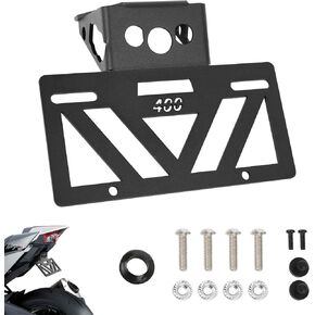 2024 Ninja 500 Fender Eliminator Ninja 400 Fender Eliminator Tail Tiledy Lucky Bracket Mount مع OEM و CERMARKET TEURL SIGNAL Z400 2018 2019 2020 2021 2022 2023 2024 2025 Z500 2024