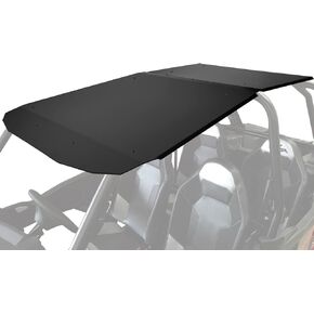 سطح سقف الألومنيوم Kemimoto متوافق مع Polaris RZR XP 4 1000 ، 4 توربو ، و 4 900 طرازات حتى 2023 ، سقف الألومنيوم الأسود الثقيل لمقاعد 4 مقاعد