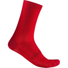 Castelli Men's Espresso 18 Sock ، رطوبة الفتل الأداء جورب ملابس للدراجات لركوب الدراجات على الطرق والحصى