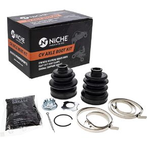 NICHE Rear CV Axle Boot Kit For Suzuki 64930-31G13 64931-31G12 King Quad 750 700 450 500 ATV