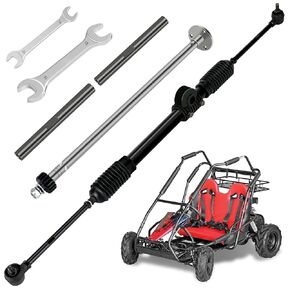 مجموعة أدوات التوجيه متوافقة مع Coleman KT196 GO KART CK196-T 196CC 6.5HP KANDI 110CC غاز مدعوم 4 Wheeler Quad DIY CART GO KART PARTS RISKLE CONCLES