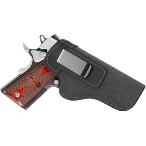 Made in USA - 1911 Holster | Ultimate Suede Leather IWB Holsters - Fits All 1911 Handguns | Kimber - Colt - S&W - Sig Sauer - Remington - Ruger - Rock Island & More | Concealed Carry 1911 IWB Holster