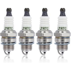 BPMR7A Spark Plug for NGK BPMR7A BPM7A Champion RCJ6Y RCJ7Y Torch LR7TC Sthil MS170 MS180 026 MS250 MS240 MS260 MS361 MS290 Chainsaw 4 PACK