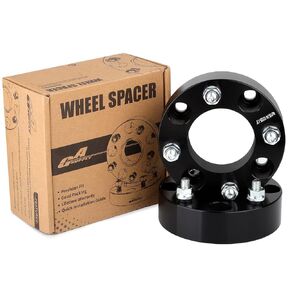GAsupply ATV 4x110 Wheel Spacers 2 inch, Black ATV Wheel Adapters Spacers 74mm Hub Bore 10×1.25 Studs, Compatible with Honda, Suzuki, Bombardier, 2 Pack