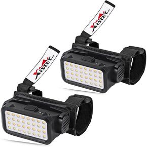 Xislet UTV Dome Lights, Universal 1.25"-2.0" Roll Bar Mount Overhead Roof Light Compatible with UTV Polaris RZR Can Am Talon Jeep Golf Cart Boat Interior LED Light - Type C 32Pcs Beam Super Bright