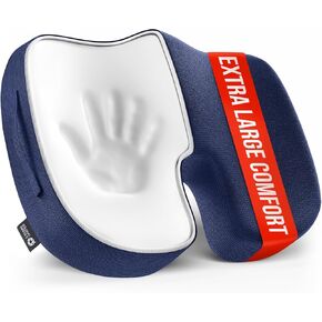 5 Stars United Seat Cushion لكراسي المكاتب - تناسب 18 مقعدًا "x14" ، عظم الذنب ، تخفيف آلام العصابة - بعقب ، ضغط وعرق النسا - ألعاب ، كرسي متحرك ، وسادة للسيارات والمكتب ، الأسود in Saudi Arabia