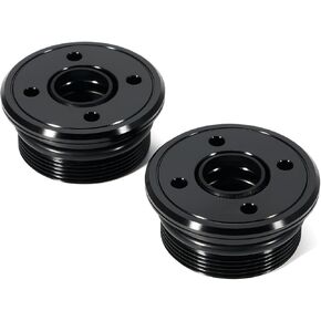 48630-96J01 Trim Cap Cylinder Screw End Cap 2 PCS With Seals Fit for Suzuki & Yamaha 4 Cyl 6 Cyl 2 & 4 Stroke 115-300 HP #Replace 48630-96J00 48630-96J02 Tilt Trim Cylinder End Cap