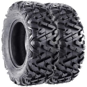 إطارات 25x8-12 6PR ATV ، 25 × 8x12 جميع التضاريس ATV UTV على الطرق الوعرة (مجموعة من 2 ، بلا أنبوب)