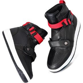 أحذية الدراجات النارية Duhan Astercycle Boots Leather Leather Boots مع مشبك مغناطيسي سريع للنساء للرجال والنساء ركوب/غير رسمي