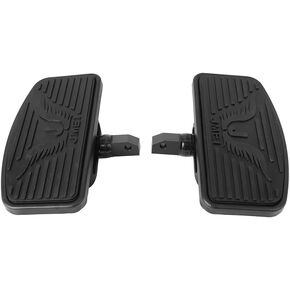 دراجة نارية لوحة الأرضية راكب راكب إدراج قدم الراحة في هوندا VTX1300 VTX1800 SUZUKI VL400 C50 ، أسود