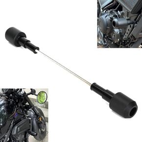 MZS Motorcycle Frame Sliders, Falling Crash Protector Guards No Cut Kits Black Compatible with CMX300 Rebel 300 2017-2024